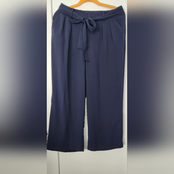 A New Day Women Straight Pants Navy Blue Size 8 - Picture 1 of 3